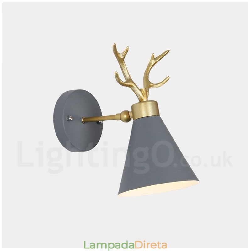 Luminária de parede Antlers moderna