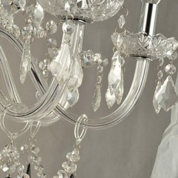 Lustre de cristal moderno e contemporâneo