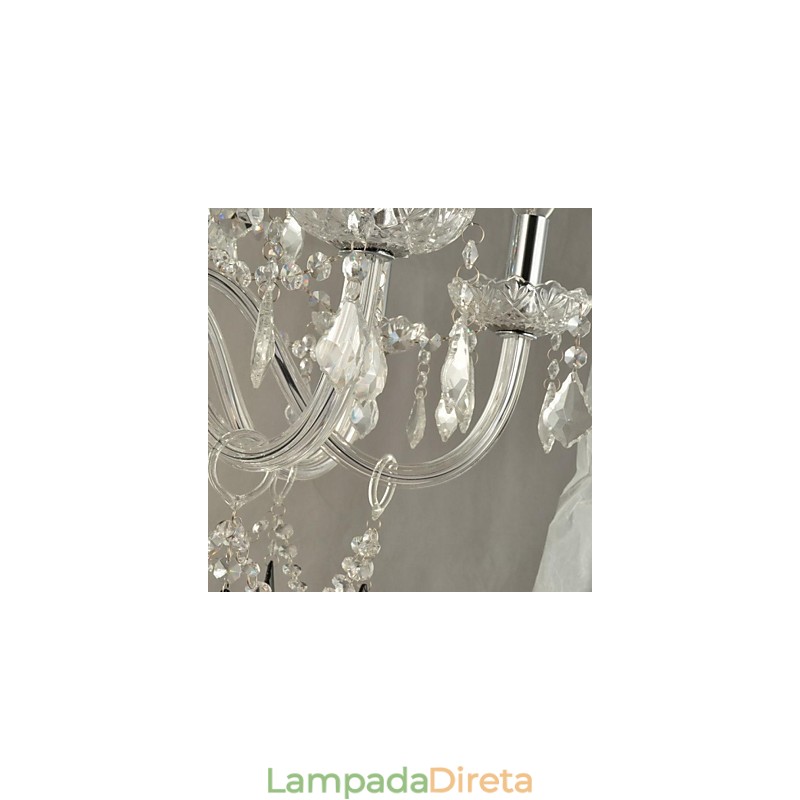 Lustre de cristal moderno e contemporâneo