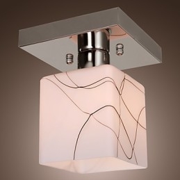 Mini estilo contemporâneo moderno metal galvanizado montagem embutida