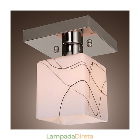 Mini estilo contemporâneo moderno metal galvanizado montagem embutida Mini estilo contemporâneo moderno metal galvanizado montagem embutida