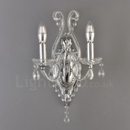 2 Luzes Ouro Preto Estilo Americano Cristal Luz de Parede para Sala de Estar Sala de Jantar Loja de Roupas Café Hotel