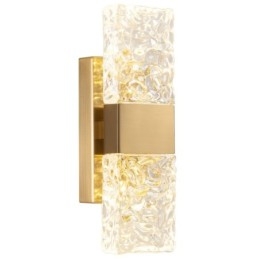 Luminária de parede de cristal moderna embutida para cabeceira, varanda, corredor, sala de estar, quarto, estudo