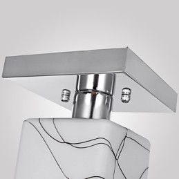 Mini estilo contemporâneo moderno metal galvanizado montagem embutida