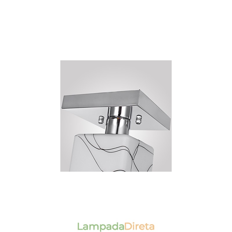 Mini estilo contemporâneo moderno metal galvanizado montagem embutida