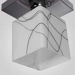 Mini estilo contemporâneo moderno metal galvanizado montagem embutida