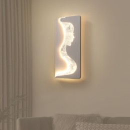 Luminária de parede interna Lovely Girls voltada para a esquerda e direita