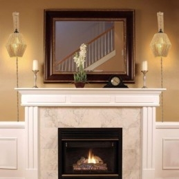 Luminária de parede de corda de papel American Pastoral Retro com plugue