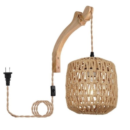 American Retro Wall Sconce 3M Corda de Cânhamo Pendurado Linha Corda de Papel Tecido Abajur American Retro Wall Sconce 3M Corda de Cânhamo Pendurado Linha Corda de Papel Tecido Abajur