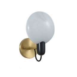 Luminária de parede de mármore para corredor, arandela para sala, banheiro, luzes de parede