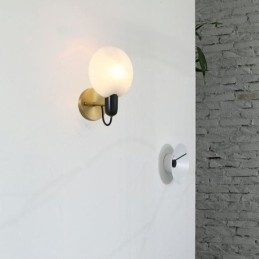 Luminária de parede de mármore para corredor, arandela para sala, banheiro, luzes de parede
