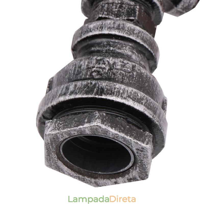 Vintage Retro Water Pipe Industrial Arandelas Luminária de Parede
