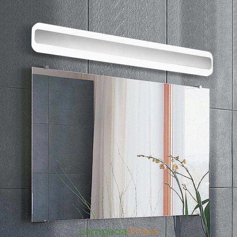 Luminária de parede moderna Espelho Luz frontal Lavabo Maquiagem Iluminação