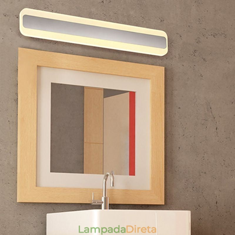 Luminária de parede moderna Espelho Luz frontal Lavabo Maquiagem Iluminação