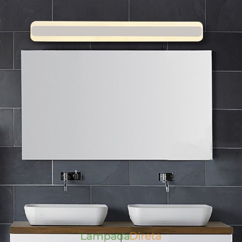 Luminária de parede moderna Espelho Luz frontal Lavabo Maquiagem Iluminação