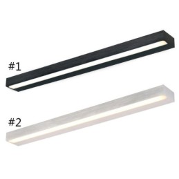Luminária de parede com luz frontal de espelho moderno, iluminação de maquiagem para banheiro em acrílico