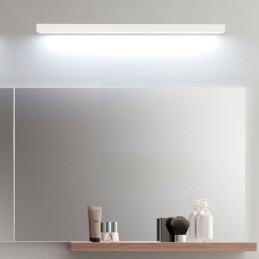 Luminária de parede com luz frontal de espelho moderno, iluminação de maquiagem para banheiro em acrílico
