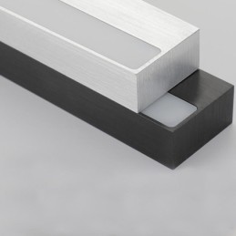 Luminária de parede com luz frontal de espelho moderno, iluminação de maquiagem para banheiro em acrílico
