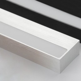 Luminária de parede com luz frontal de espelho moderno, iluminação de maquiagem para banheiro em acrílico