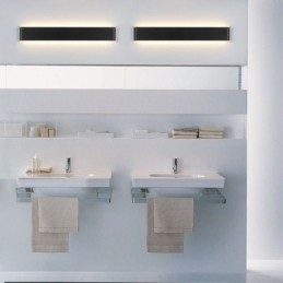 Luminária de corredor de acrílico com espelho de arandela moderna