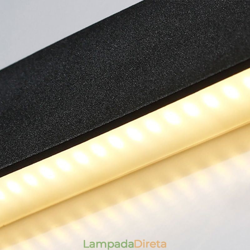 Luminária de corredor de acrílico com espelho de arandela moderna