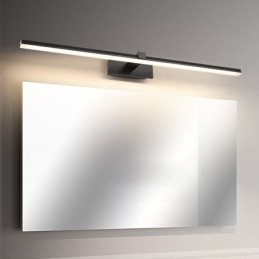 Luminária de parede contemporânea Espelho Luz frontal Iluminação acrílica Lavabo