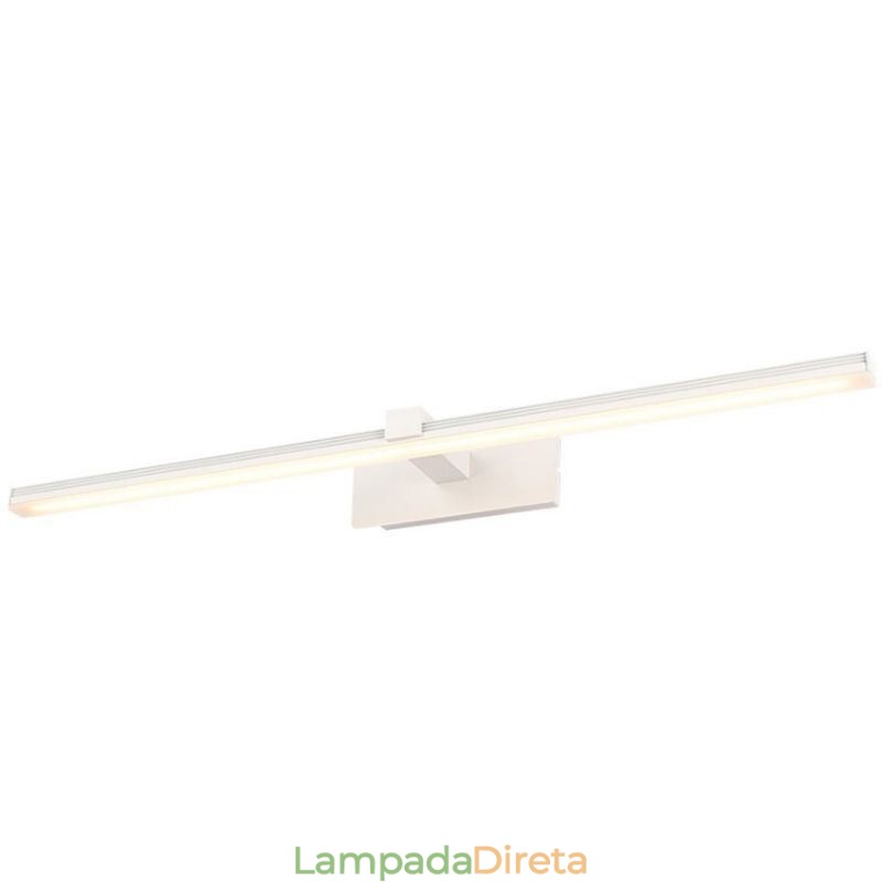 Luminária de parede contemporânea Espelho Luz frontal Iluminação acrílica Lavabo