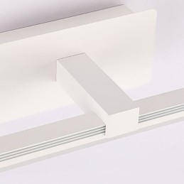Luminária de parede contemporânea Espelho Luz frontal Iluminação acrílica Lavabo