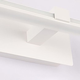 Luminária de parede contemporânea Espelho Luz frontal Iluminação acrílica Lavabo