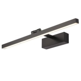 Luminária de parede ajustável com ângulo de luz frontal de espelho estilo nórdico para banheiro