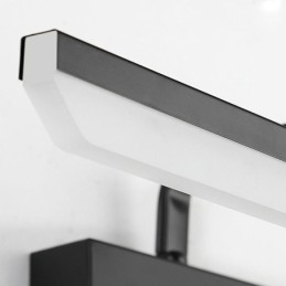 Luminária de parede moderna Espelho Luz frontal Ângulo ajustável Lavabo Luz de maquiagem