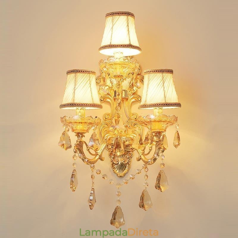 Luminária de parede luxuosa Luminária de parede elegante Luminária de decoração Iluminação de cabeceira