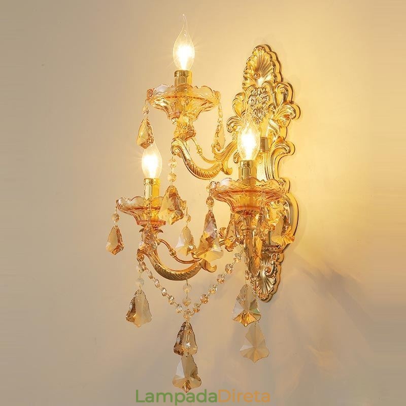 Luminária de parede luxuosa Luminária de parede elegante Luminária de decoração Iluminação de cabeceira