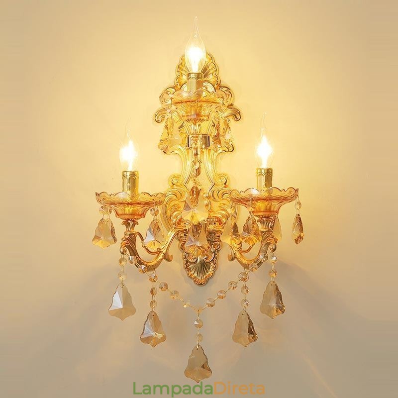 Luminária de parede luxuosa Luminária de parede elegante Luminária de decoração Iluminação de cabeceira
