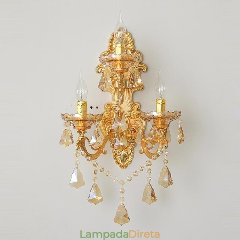 Luminária de parede luxuosa Luminária de parede elegante Luminária de decoração Iluminação de cabeceira