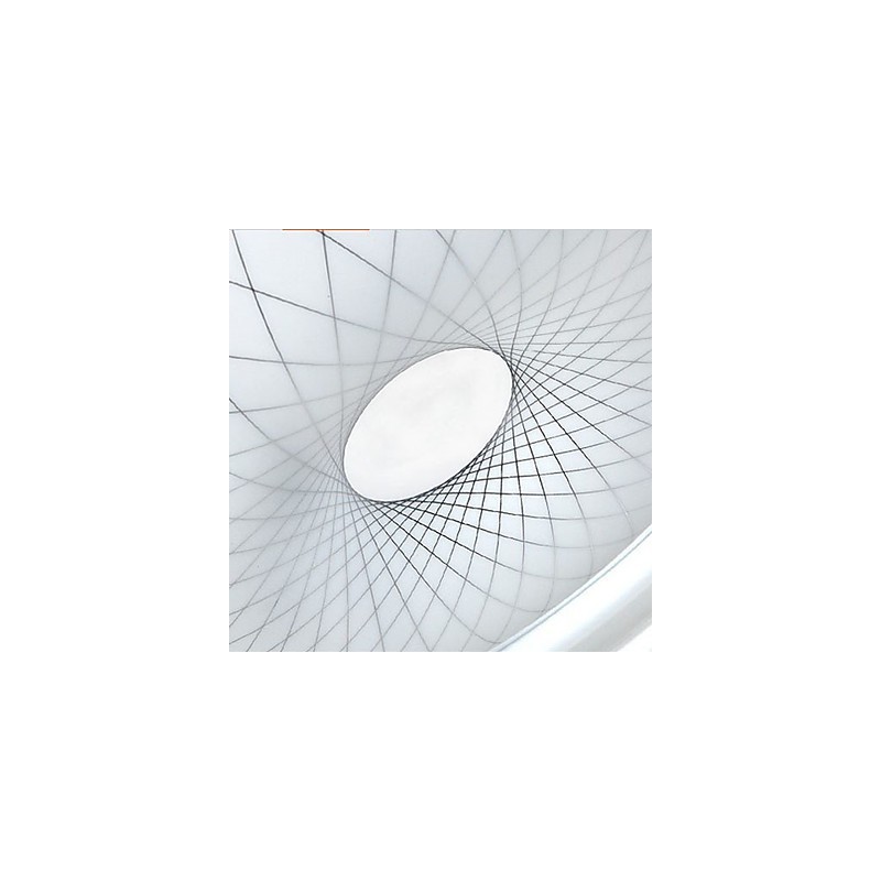 Luminária circular de cúpula romântica em cristal
