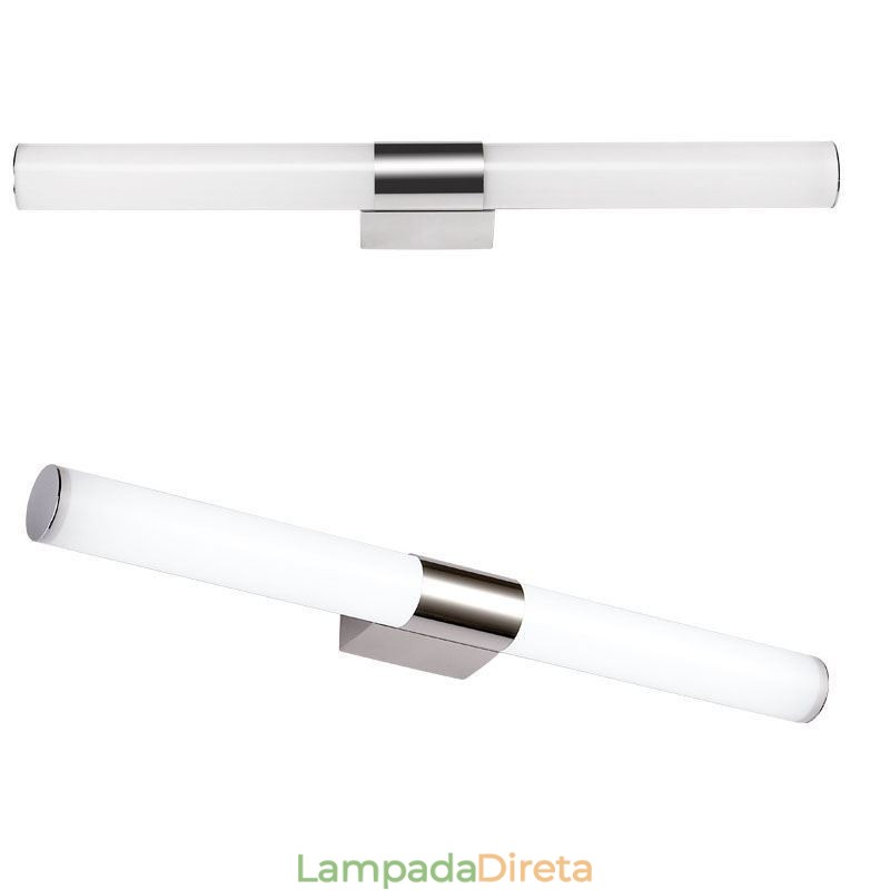 Espelho de luz de aço inoxidável moderno lâmpada de parede luzes de banheiro arandela