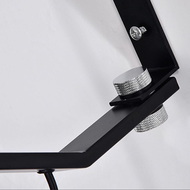 Luminária de parede com braço de balanço simples, luminária de cabeceira para leitura