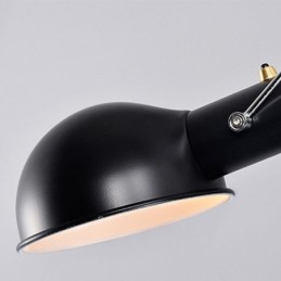 Luminária de parede com braço de balanço simples, luminária de cabeceira para leitura