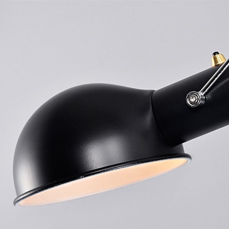 Luminária de parede com braço de balanço simples, luminária de cabeceira para leitura