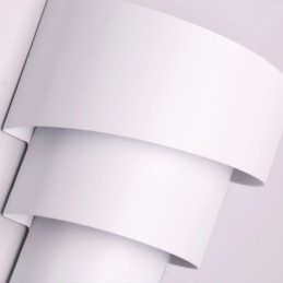Luminária de parede moderna minimalista em espiral para bolo, luminária de cabeceira