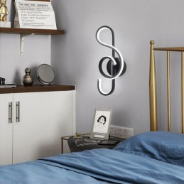Aplique de parede Minimalista Acrílico Note Wall Light