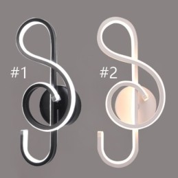 Aplique de parede Minimalista Acrílico Note Wall Light