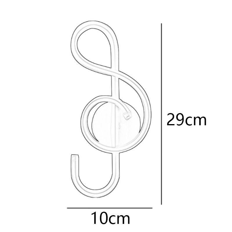 Aplique de parede Minimalista Acrílico Note Wall Light