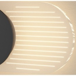 Luminária de parede Moderna Minimalista Acrílico Ferro Forjado Relógio de Parede Luminária de parede