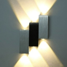 Luminárias de parede modernas para cima e para baixo Luminária de parede de alumínio Arandela