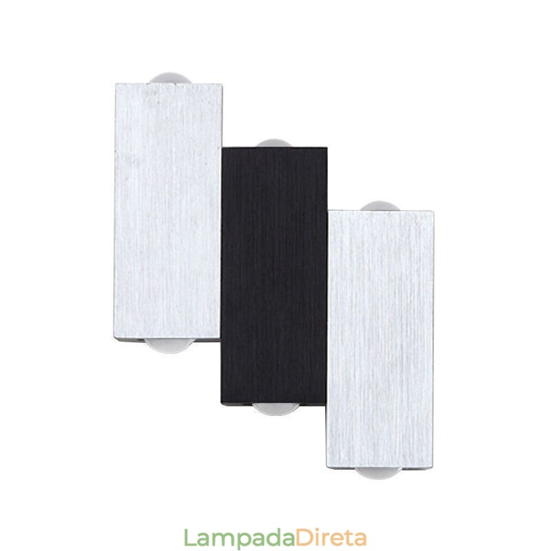 Luminárias de parede modernas para cima e para baixo Luminária de parede de alumínio Arandela