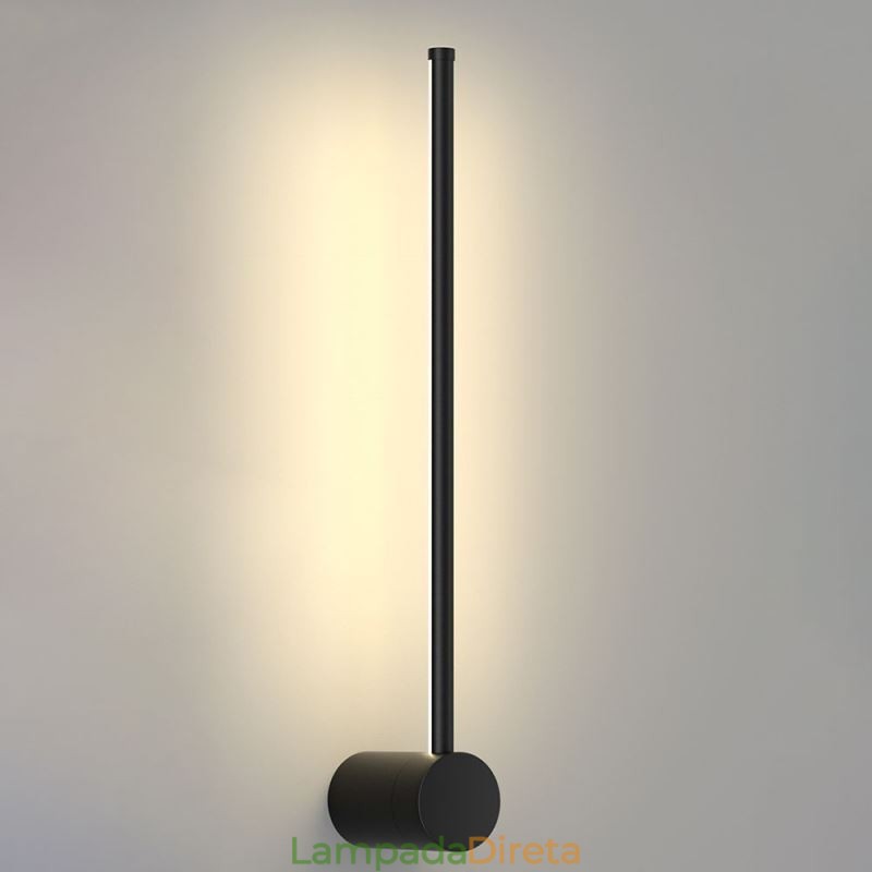 Luminária de parede longa moderna para decoração de cabeceira