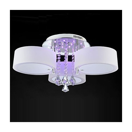Controle remoto Flush Mount Crystal Moderno Contemporâneo Controle remoto Flush Mount Crystal Moderno Contemporâneo