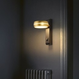 Luminária de parede giratória moderna e minimalista